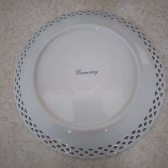 Plate, Vintage, Relish and Olive Tray, Decorative, Flower Pattern - Picture 5 of 6